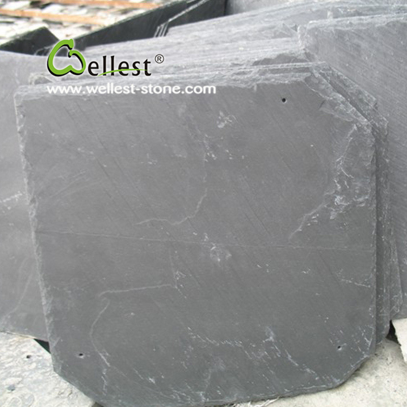 Black Slate Natural Slate Roof Tile