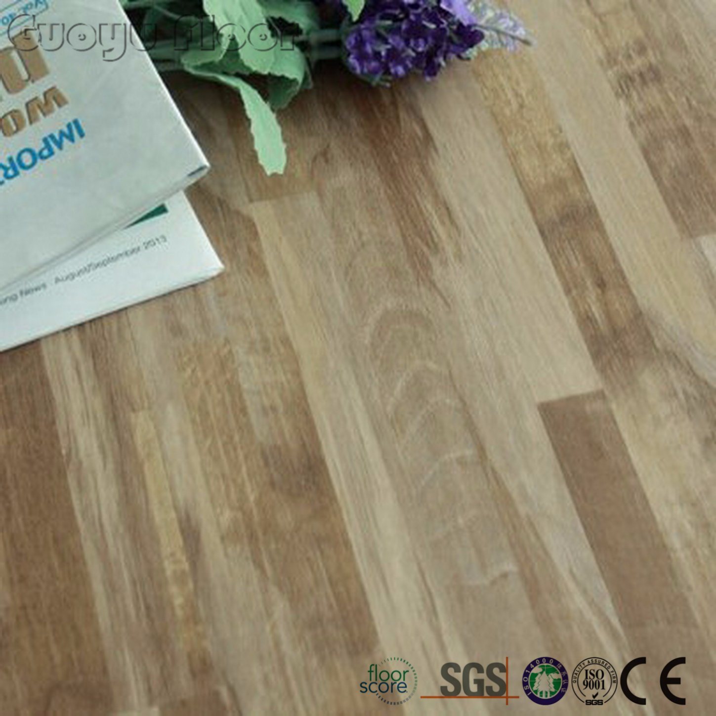 Dry Back and Self Adhesive Wooden Vinil Flooring PVC