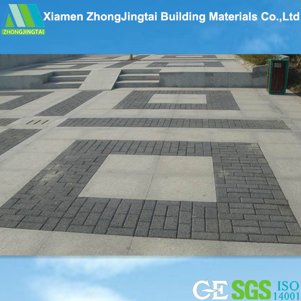 Black Square Water Permeable Ceramic Brick for Plaza