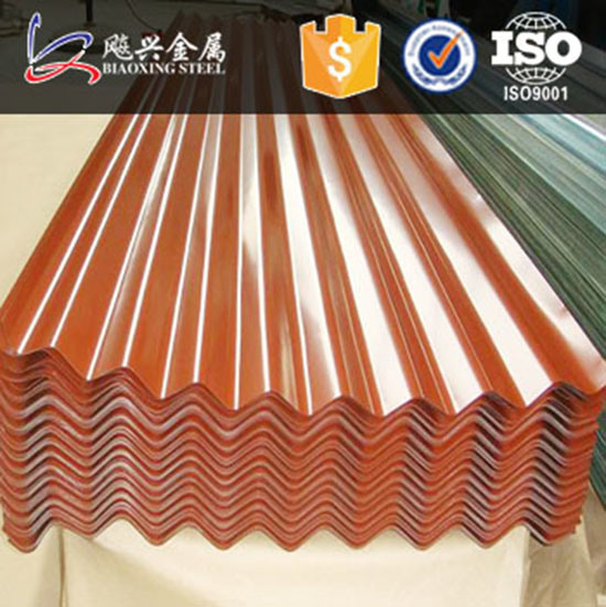 Latest New Design Factory Price Colored Steel Roofing Tile for Sale