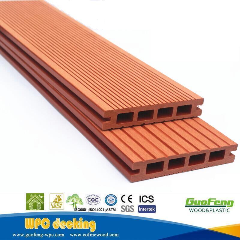 China Crack-Resistant WPC Decking Composite Decking with Ce, Intertek Certification