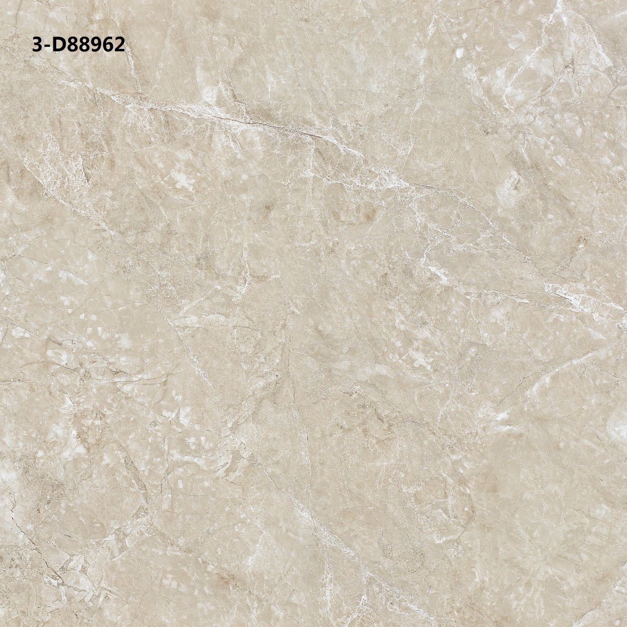 New and Hot Sale Gray Color Glazed Polished Porcelain Tiles (3-D88962)