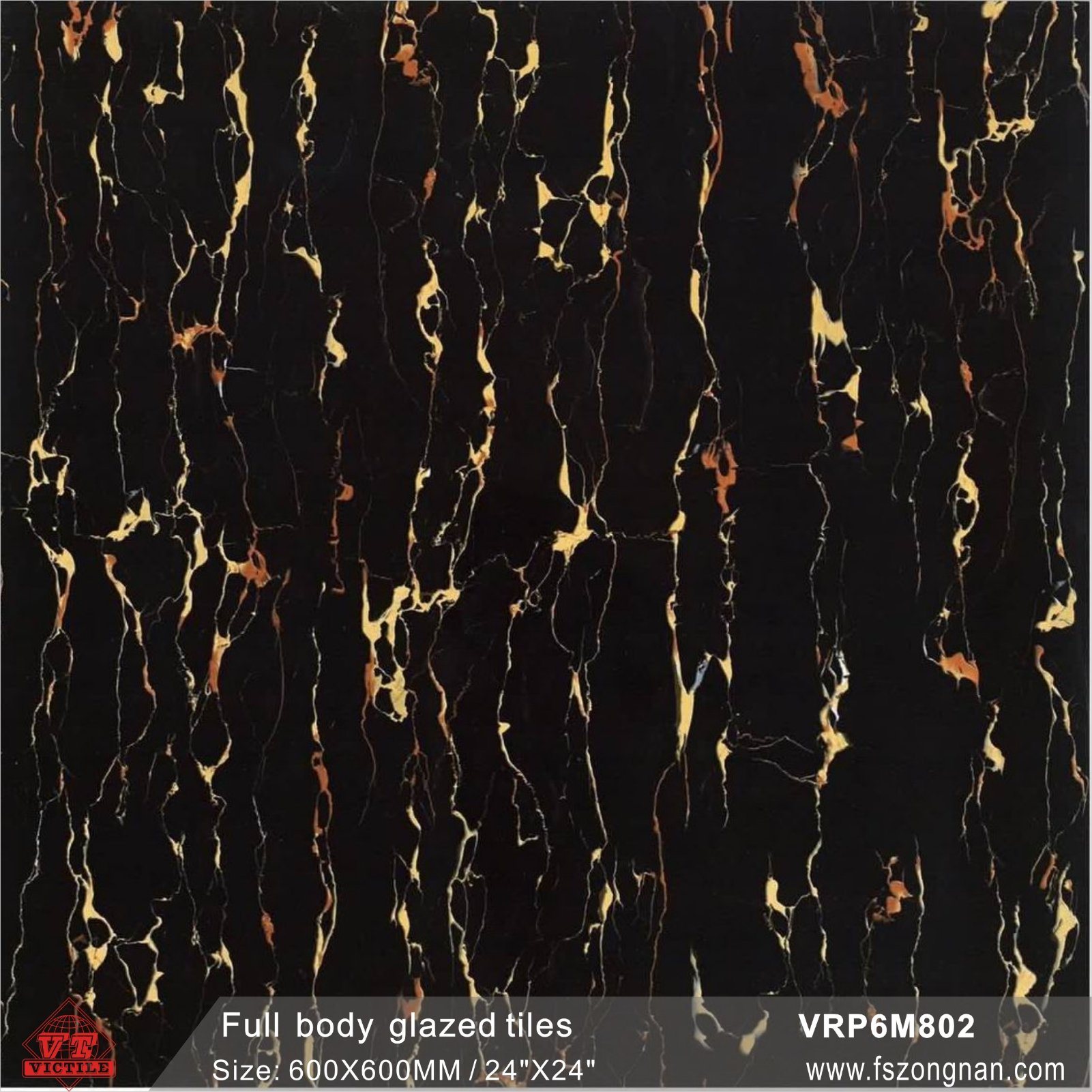 Building Material High Quality Marble Polished Porcelain Floor Wall Tiles (VRP6M802, 600X600mm/32''x32'')