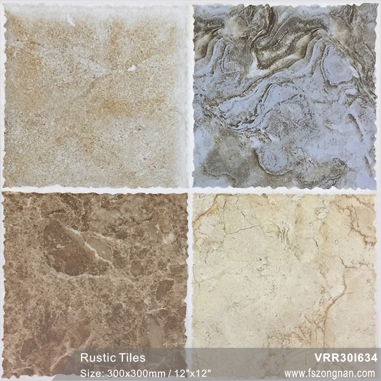 Building Material Home Decoration Rustic Porcelain Matt Tiles (VRR30I634, 300X300mm)