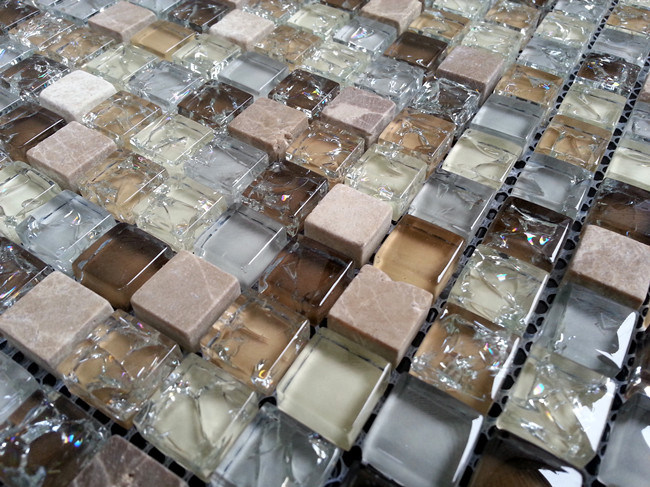 Building Materials Wall and Floor Glass Mosaic