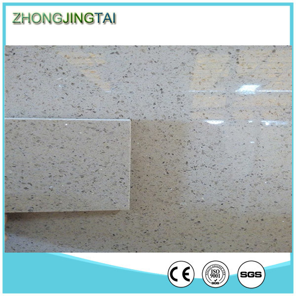 Eco - Friendly Recycled Wall Panel Quartz Floor Tiles for Hotel / Restaurant