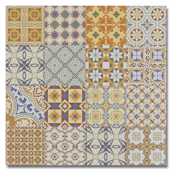 2017 Foshan New Flower Pattern Porcelain Floor Tile for Floor or Wall