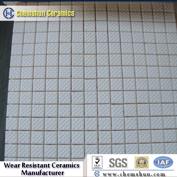 Hex Tiles Mounted on Strong Synthetic Fabric Mesh From Ceramics Manufacturer