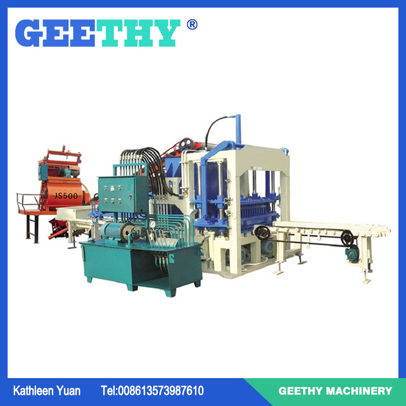 Qt4-15c South Africa Automatic Hydraulic Pressure Brick Machine