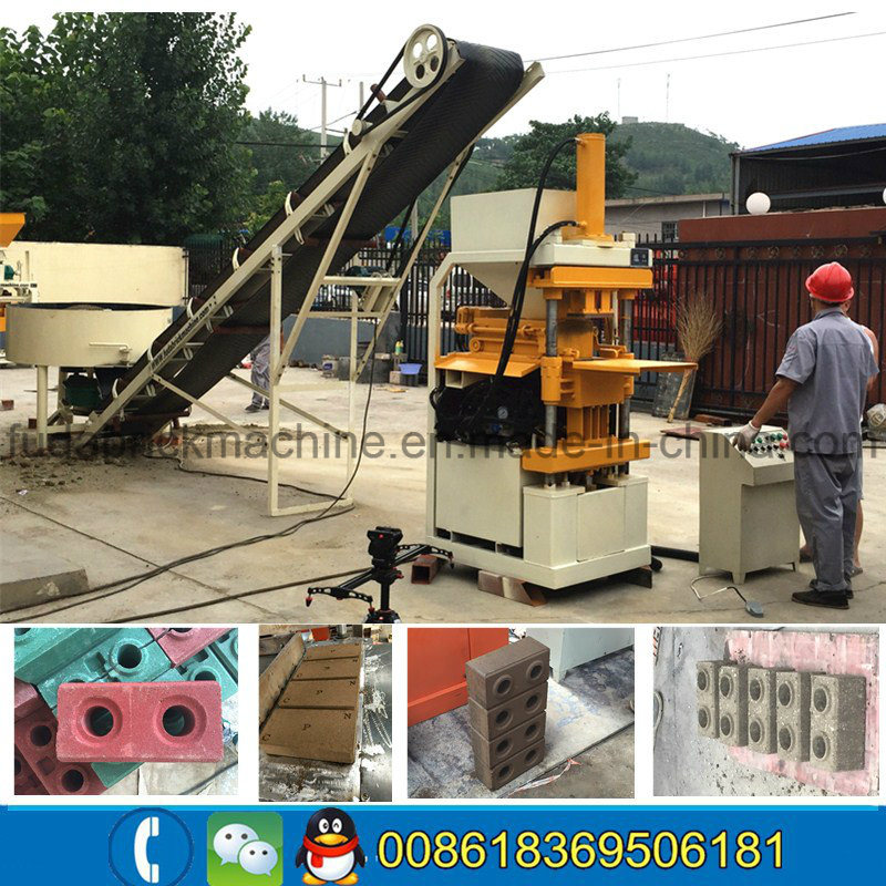 Semi Qt1-10 Interlocking Paver Brick Machine/Lego Clay Block Machine Price