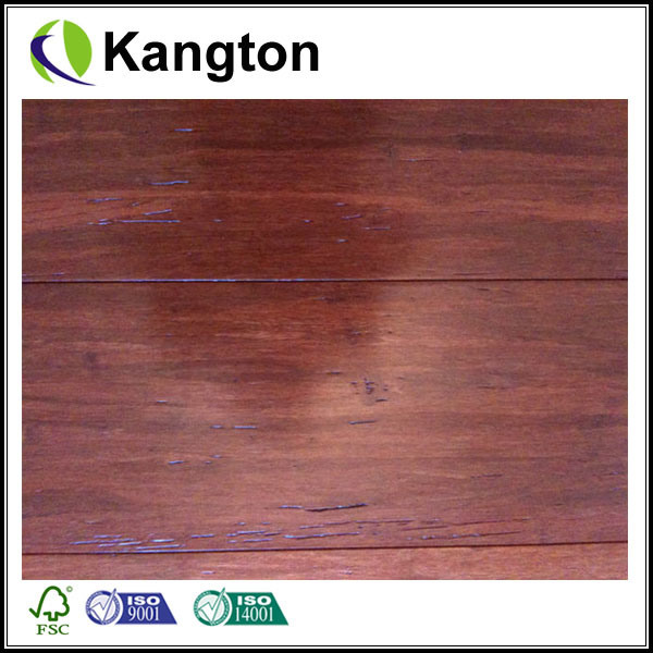 Handscraped Strand Woven Bamboo Flooring (bamboo flooring)