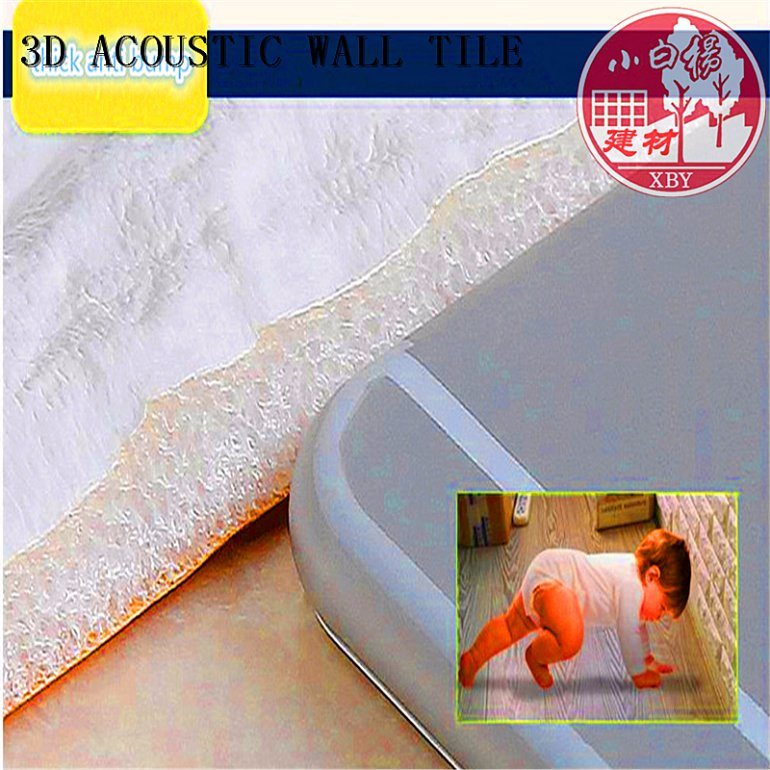 Decorative PVC 3D Soundproof Self Adhesive Tile for Home Theater