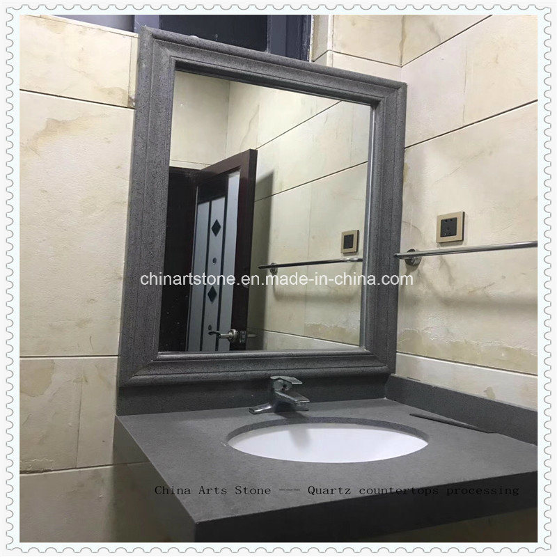 China Wholesale Popular Silestone/ Caesarstone Quartz Vanity Top for Bathroom