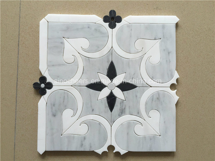 Carrara Grey Marble Mosaic Tile for Bathroom