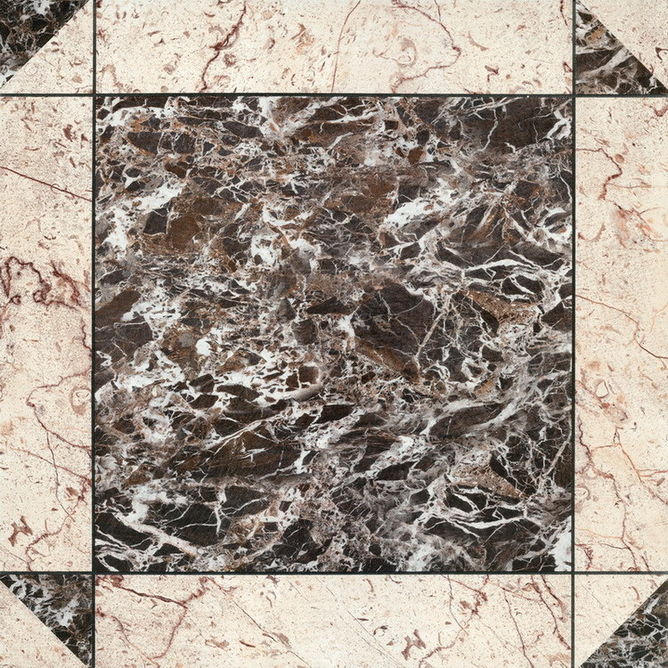 3D Inkjet Printing Marble Look Rustic Porcelain Floor Tile (K6005)