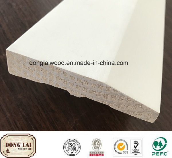 New Designed Chinese Fir Wall Protection Baseboard