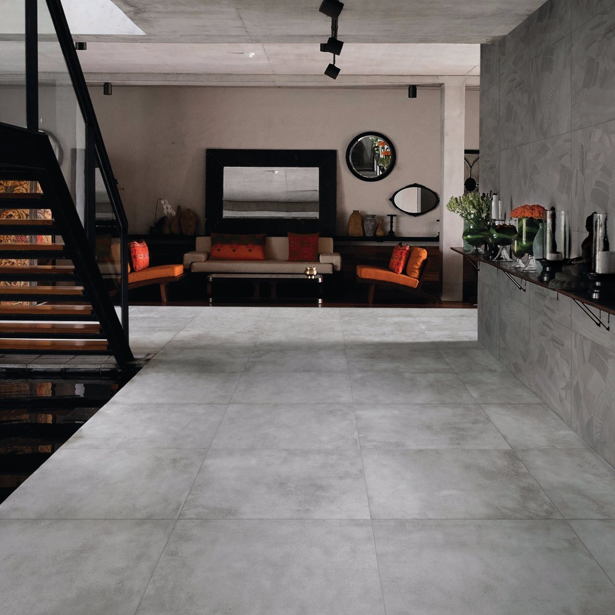 Interior Floor and Wall Tile European Style Porcelain Tile (AVE603-GREY)