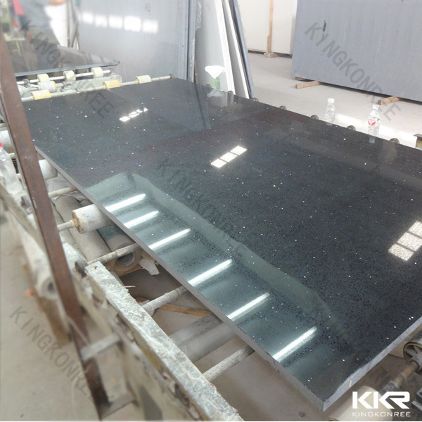 20mm Silestone Black Mirror Quartz Stone Slab