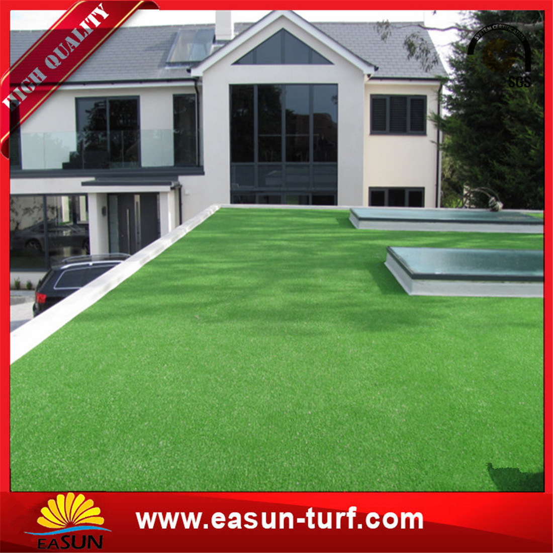 High Quality Plastic Artificial Turf Grass Mat for Garden and Sporting Playground