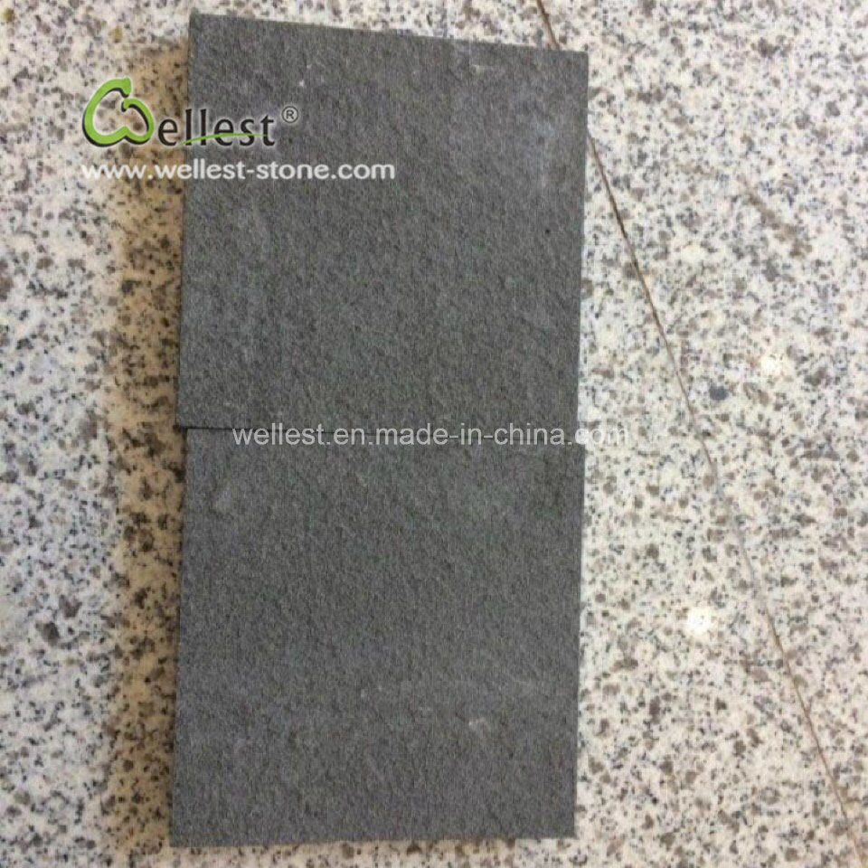 Black Paving Sandstone Flamed