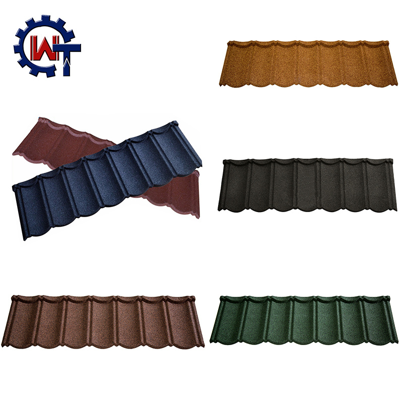 Light Weight Stone Steel Shingle Roof Tile