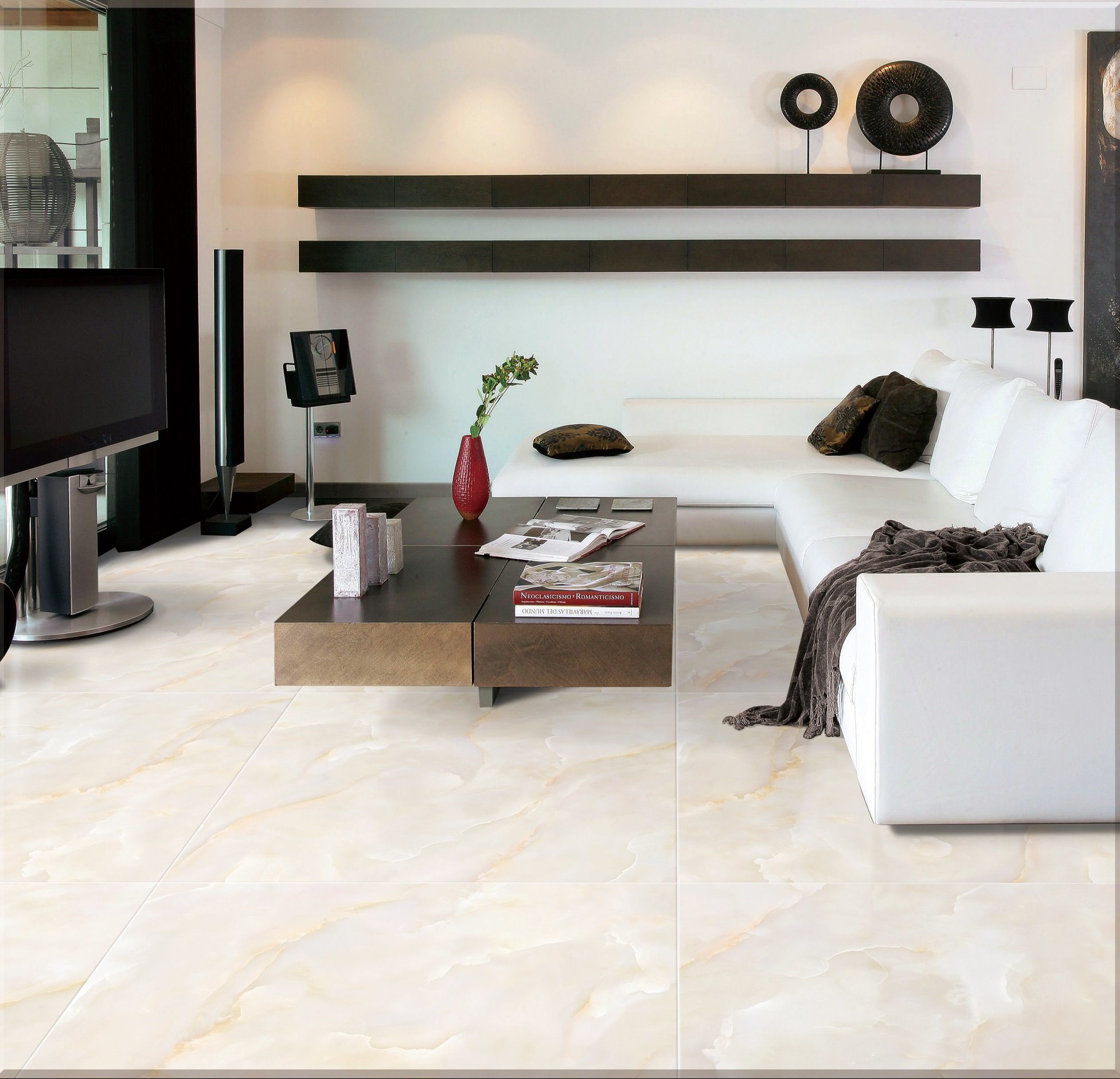 800X800 Glazed Polished Porcelain Floor Tile in China (LT8Y013A)