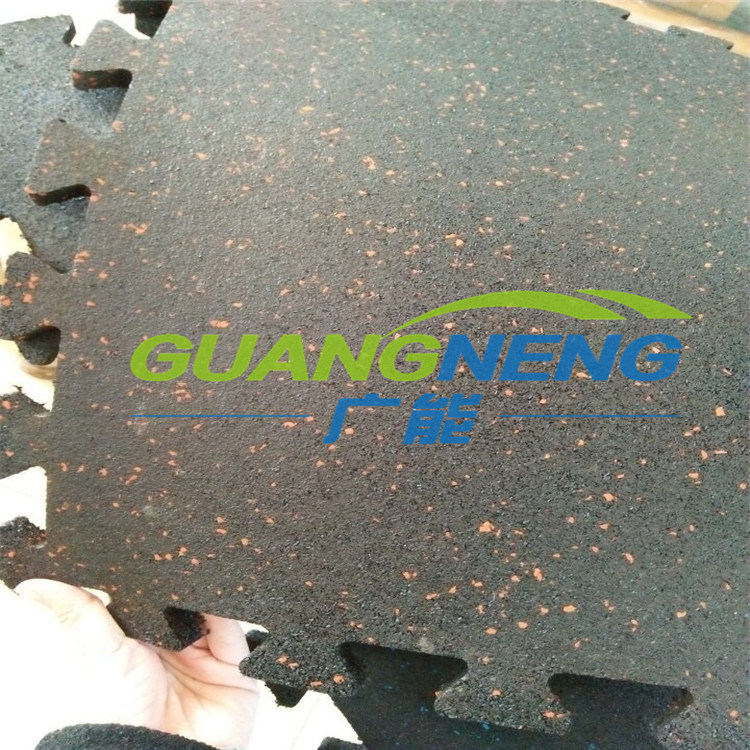 Interlocking Gym Rubber Flooring /Square  Rubber  Tile Rubber Flooring/Anti-Slip Rubber Flooring Sports Rubber Flooring