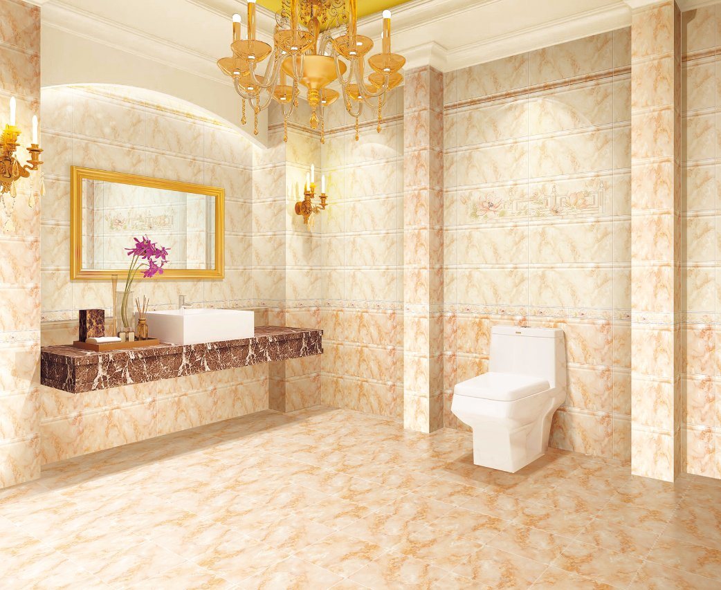 Building Material Marble Design Bathroom Wall Ceramic Tile for Interior