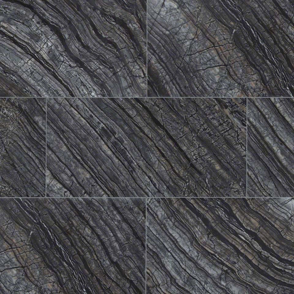 New Kenya Black Serpeggiante Wooden Bookmatch Marble Slabs Tiles