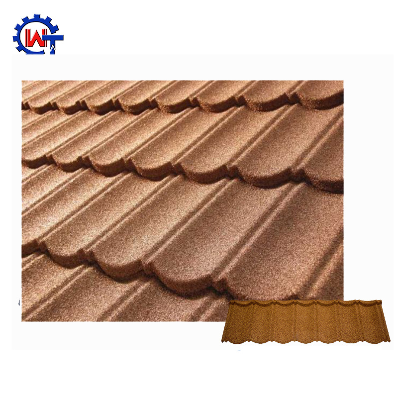 Diverse New Design Stone Coated Metal Bond Roof Tile