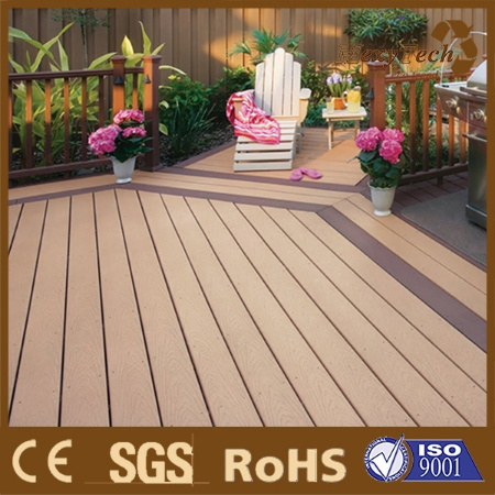 140*23 mm Hollow Wood Composite WPC Engineered Outdoor Flooring Wholesale