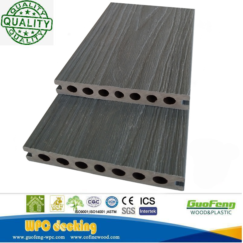 Wood Grain Nature Color Co-Extrusion Wood Plastic Composite Profile