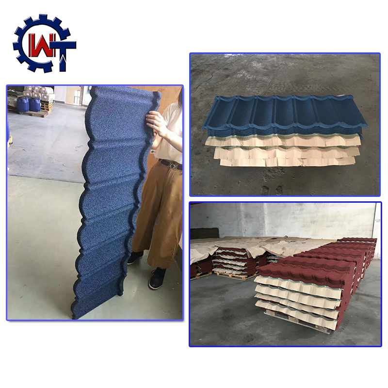 Colorful Stone Coated Steel Roof Tiles Export to Nigeria