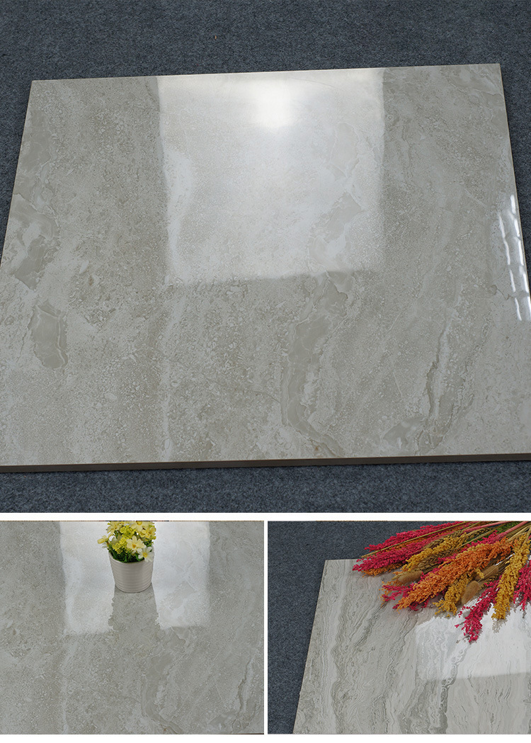 600X600mm Marble Stone Pattern Glazed Polished Floor Tile with Glossy Surface