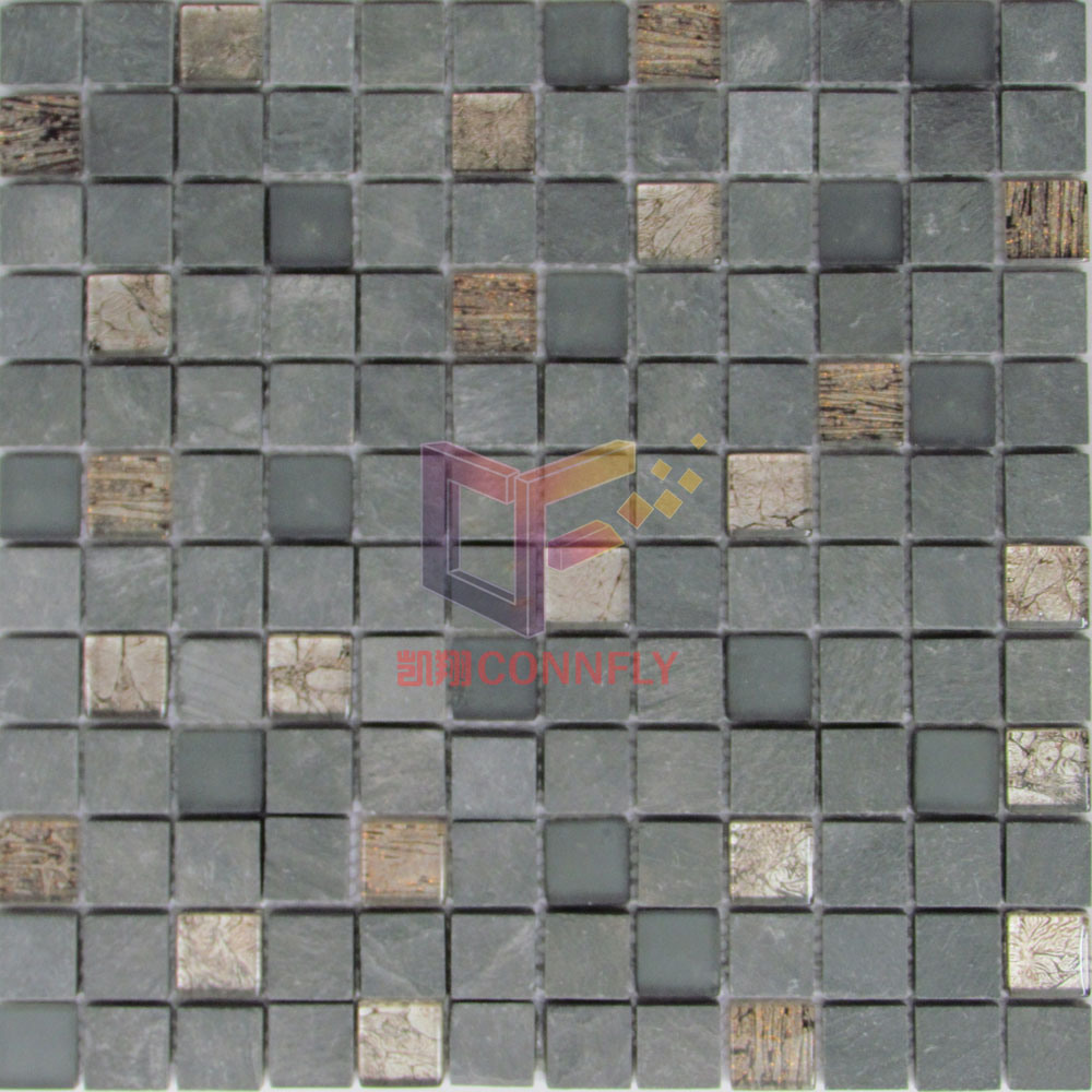 Artificial Stone Mix Glass Mosaic (CFS1001)