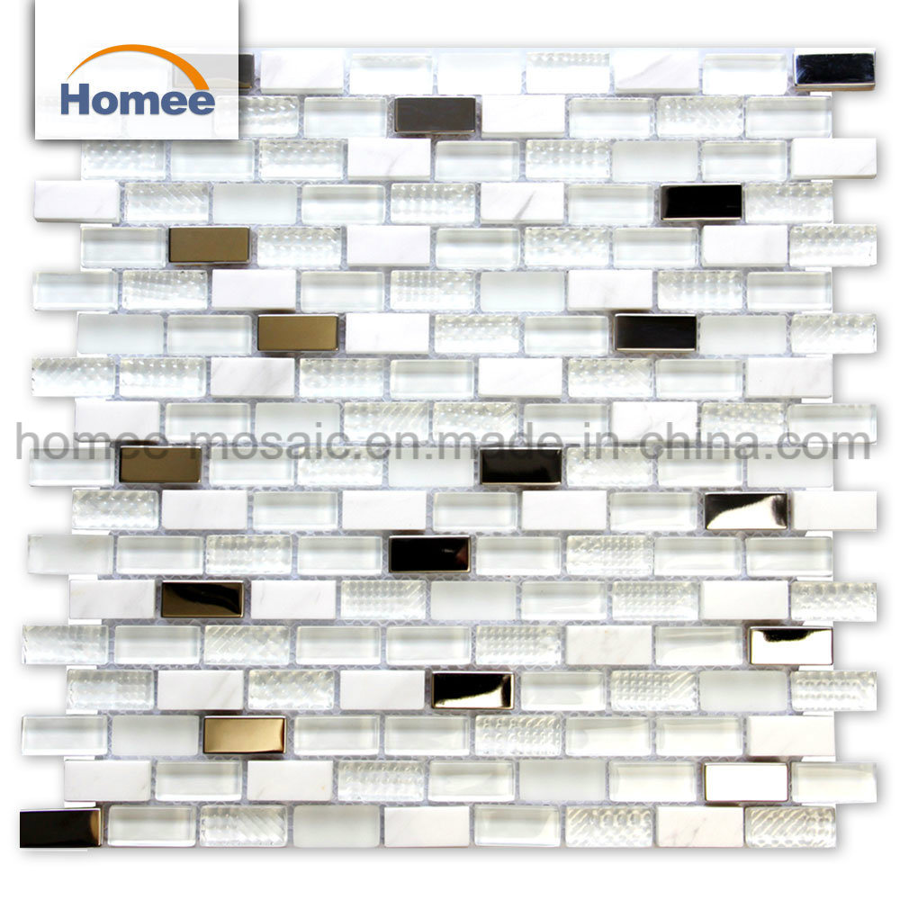 Wholesale Ice Crackle Kitchen Backsplash Glass Mosaic