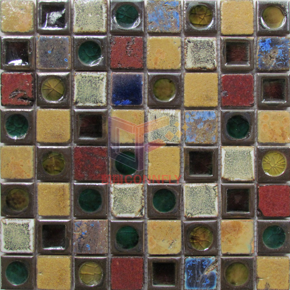 Antique Ceramic Style Mosaic for Bathroom (CST299)