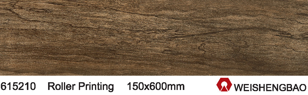 China Building Materials Roller Printing Wood Look Polished Porcelain Tile