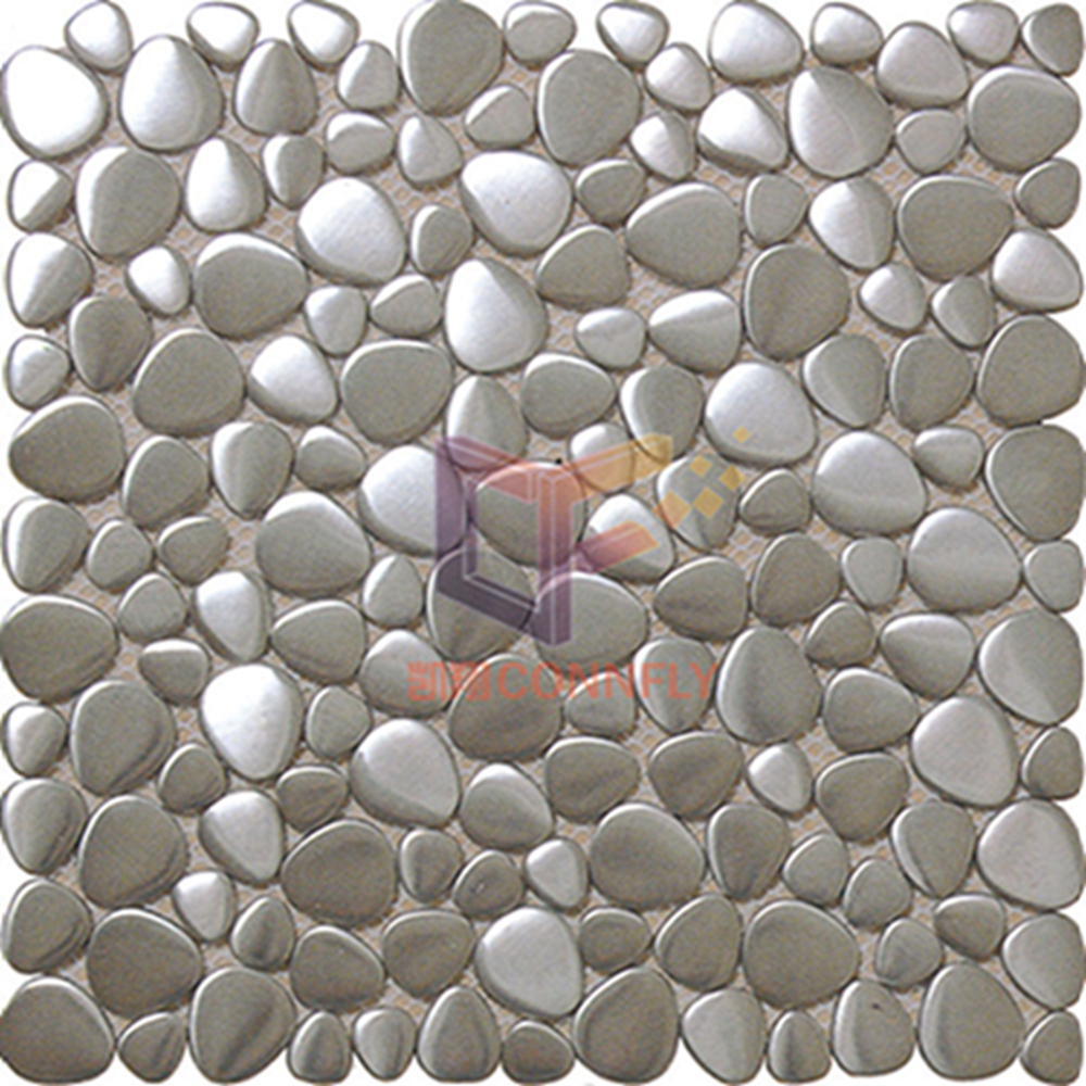 Cobble Shape Artistic Metal Mosaic (CFM731)