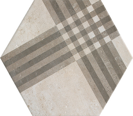 Geometrical 260*300mm Cement Hexagon Various Pattern Ceramic Floor Tile