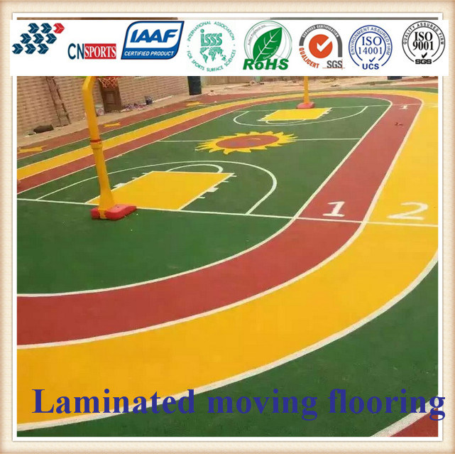 Cn-S06 EPDM Rubber Granules Flooring for Kids Playground