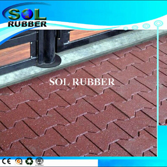 Qualified Outdoor Dog Bone Paver Rubber Tile