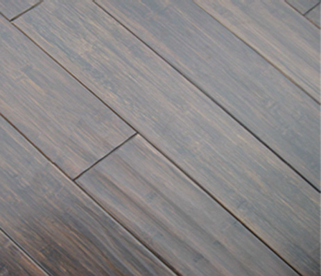 Handscraped Horizontal Bamboo Flooring Black