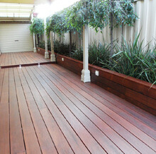 Non-Slip Decorative Merbau Outdoor Wood Flooring