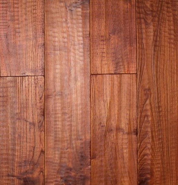 Antique Oiled Chinese Teak Robinia Solid Wood Floors