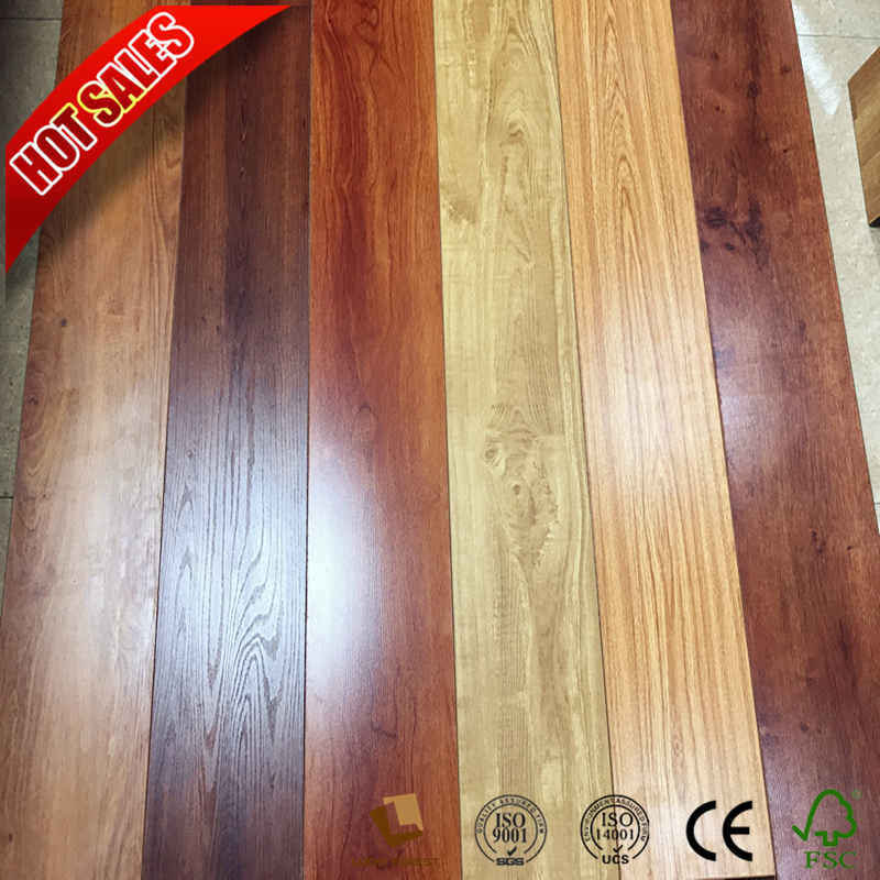 Water Proof Medium Embossed 12mm Laminate Flooring Sheets