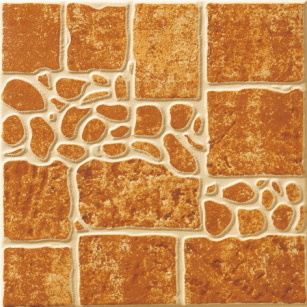 3D Inkjet Glazed Rustic Floor Tile for Balcony (300X300)