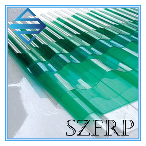 Transparent Composite Fiberglass Roof Tiles