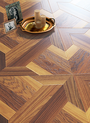 Household/Commercial 8.3mm/12.3mm Fashion HDF Art Parquet Laminate Flooring