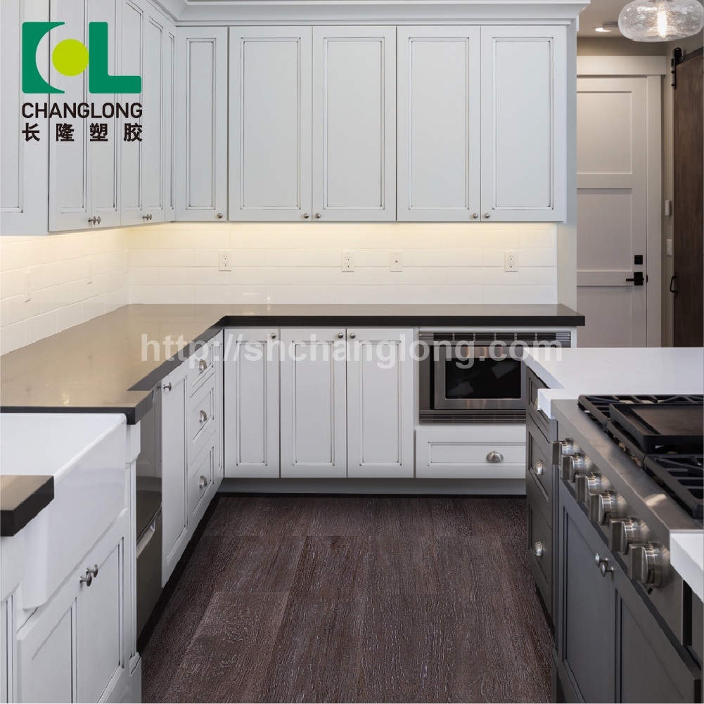 PVC Flooring /Vinyl Plank/Plastic Flooring/Indoor Flooring, ISO9001 Changlong Clw-07